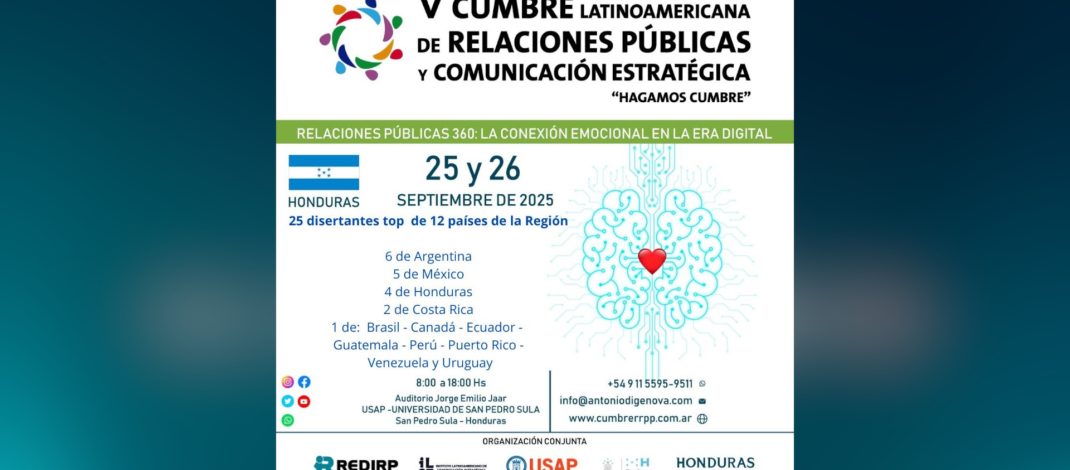 Honduras será sede de la V Cumbre Latinoamericana de Relaciones Públicas y Comunicación Estratégica