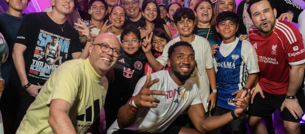Donovan Mitchell deja huellas con adidas en Panamá