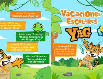 VACACIONES ESCOLARES LLENAS DE DIVERSIÓN EN ALTAPLAZA MALL CON YAG