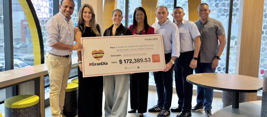 Más de 170 mil dólares recaudados durante el ‘Gran Día’ de McDonald’s a beneficio de madres adolescentes y familias panameñas