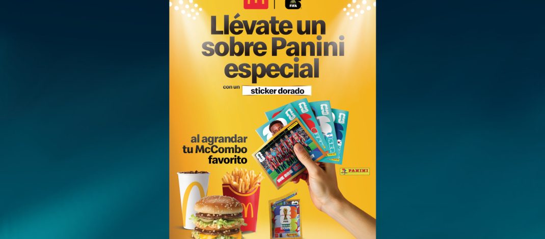 McDonald’s lanza menú temático por el Mundial 2026 y suma sobres Panini en Panamá