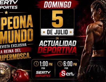 «Natalie Delgado campeona mundial Supermosca, en “Actualidad Deportiva”
